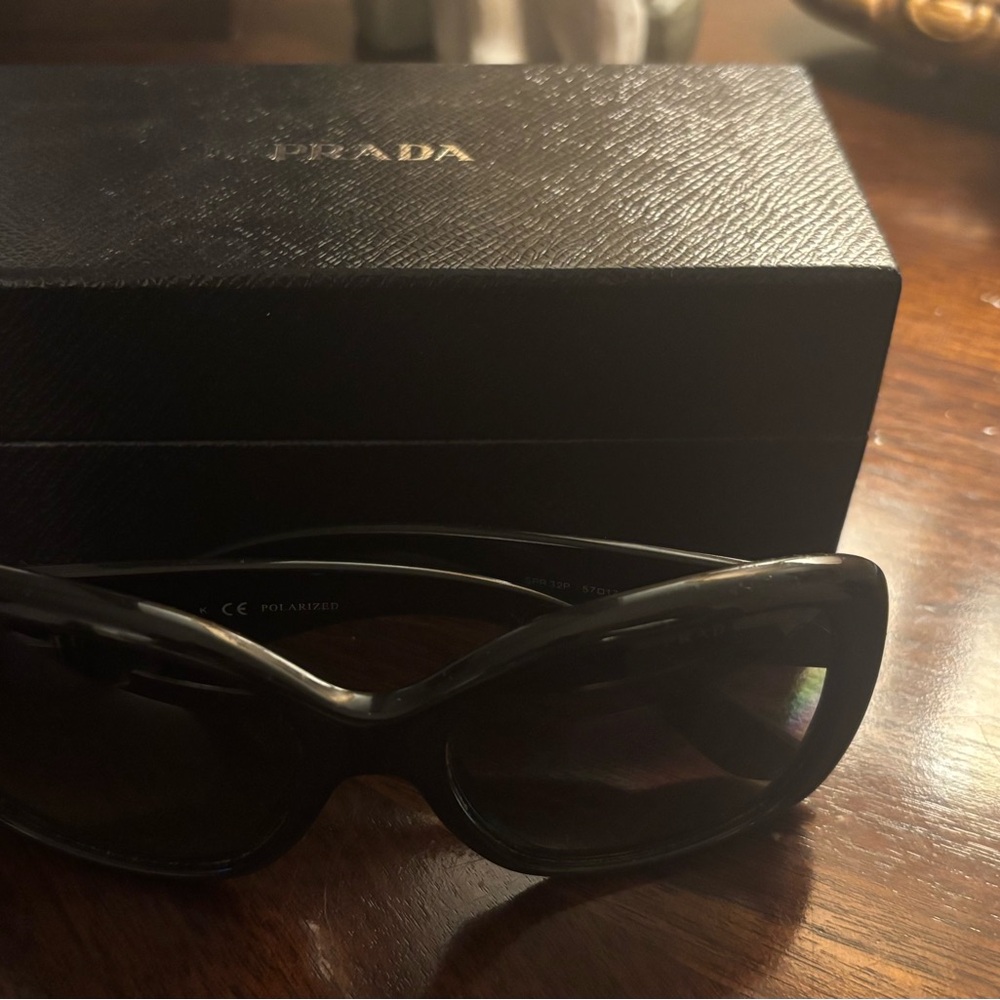 Prada polarized Black Sunglasses for Women
